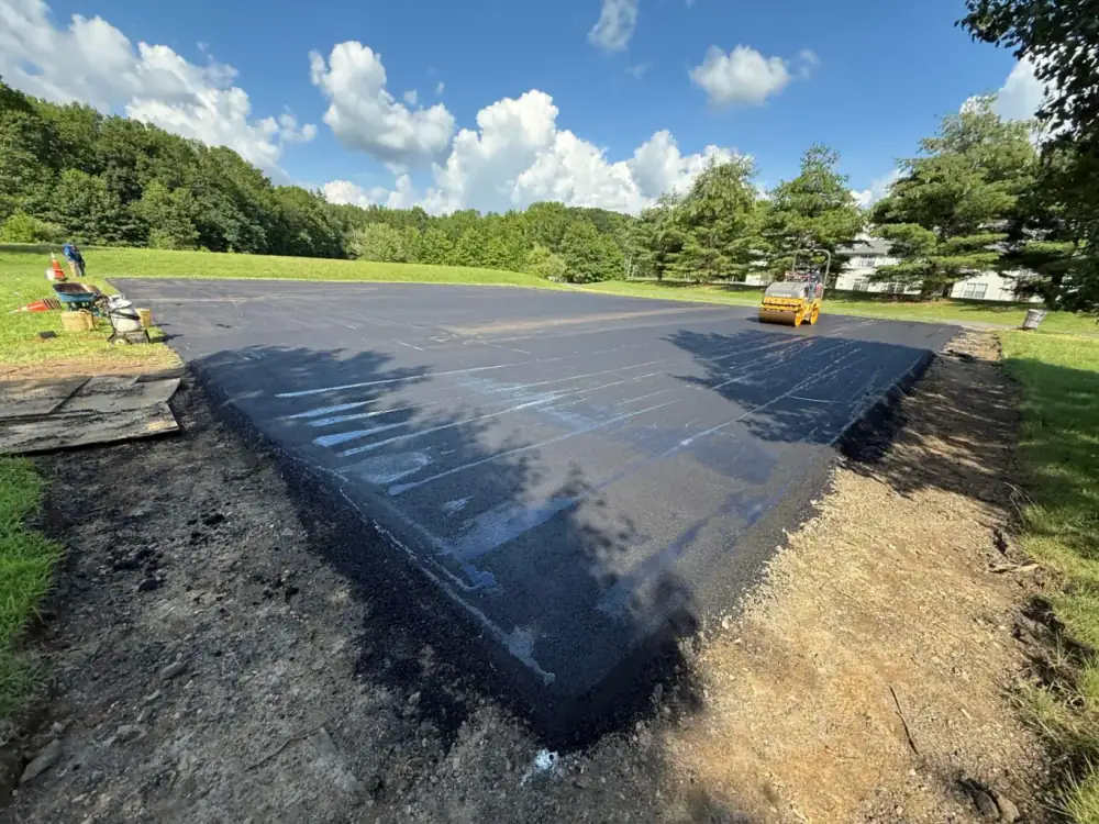 Backyard Multi-Sport Court before